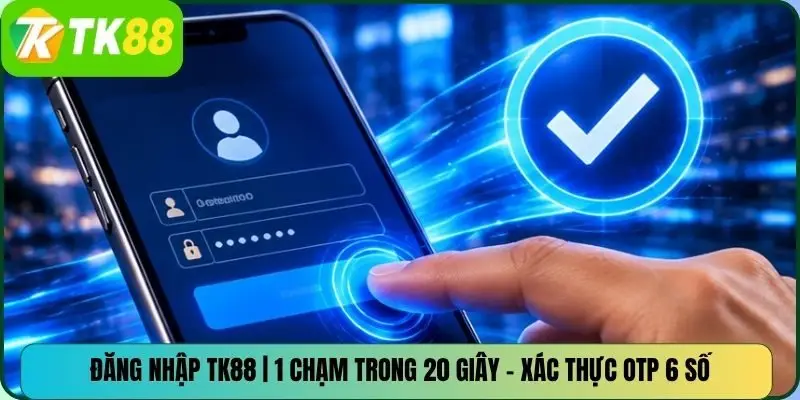 Đăng Nhập TK88 | 1 Chạm Trong 20 Giây – Xác Thực OTP 6 Số